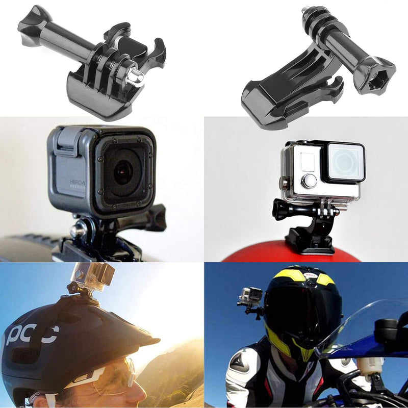 Buckle Mount Compatible with Gopro,Anti Rust J Hook Mount Compatible with Gopro Hero 9 8 7 6 5 4 3,ChromLives Stainless Steel Vertical Surface J-Hook Quick Release Buckle Clip with Long Thumb Screw