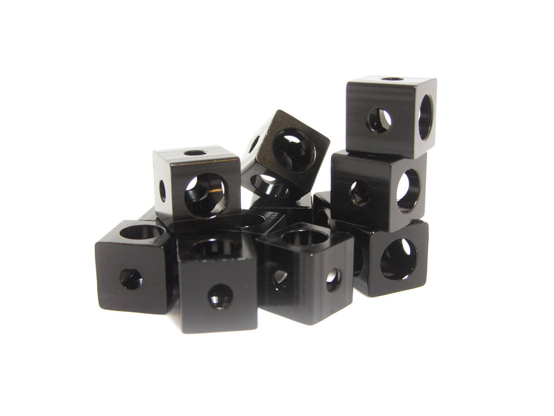 MakerBeam Corner Cube Black 12 pcs