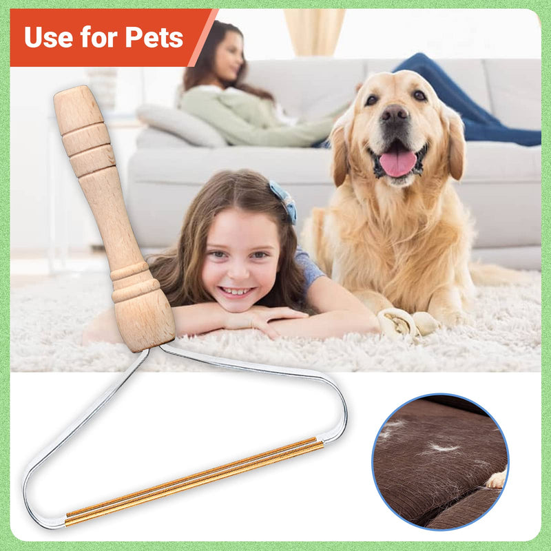 3 in 1 Uproot Cleaner pro pet Hair - Flexible Combination of Double-Sided Copper Lint Remover & Comb | Get Rid of Unwanted Pet Hair & Furr with Lint Shaver | Reusable pet Hair Remover