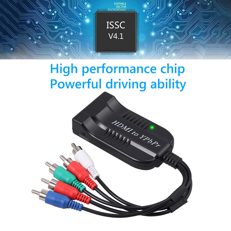 [AUSTRALIA] - eSynic HDMI to YPbPr Converter HDMI to Component Converter HDMI to RCA RGB YPbPr Male Scaler Support 720P/1080P for TVBOX VHS VCR DVD Recorders HDMI to RGB Adapter(Not Component to HDMI Converter) 