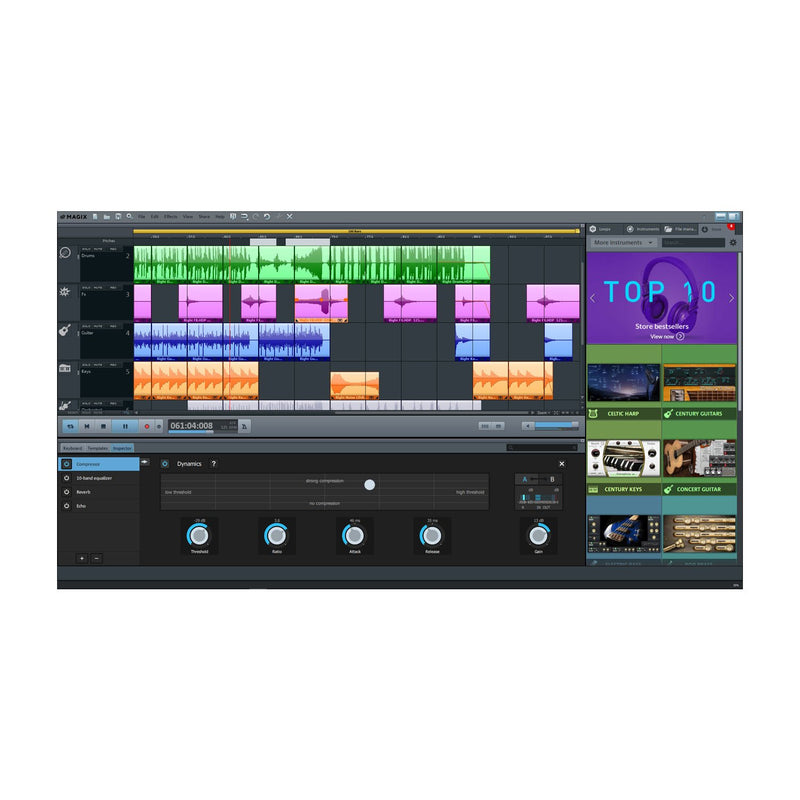 MAGIX Music Maker - 2019 Plus Edition - Produce, RECORD and Mix Music Box