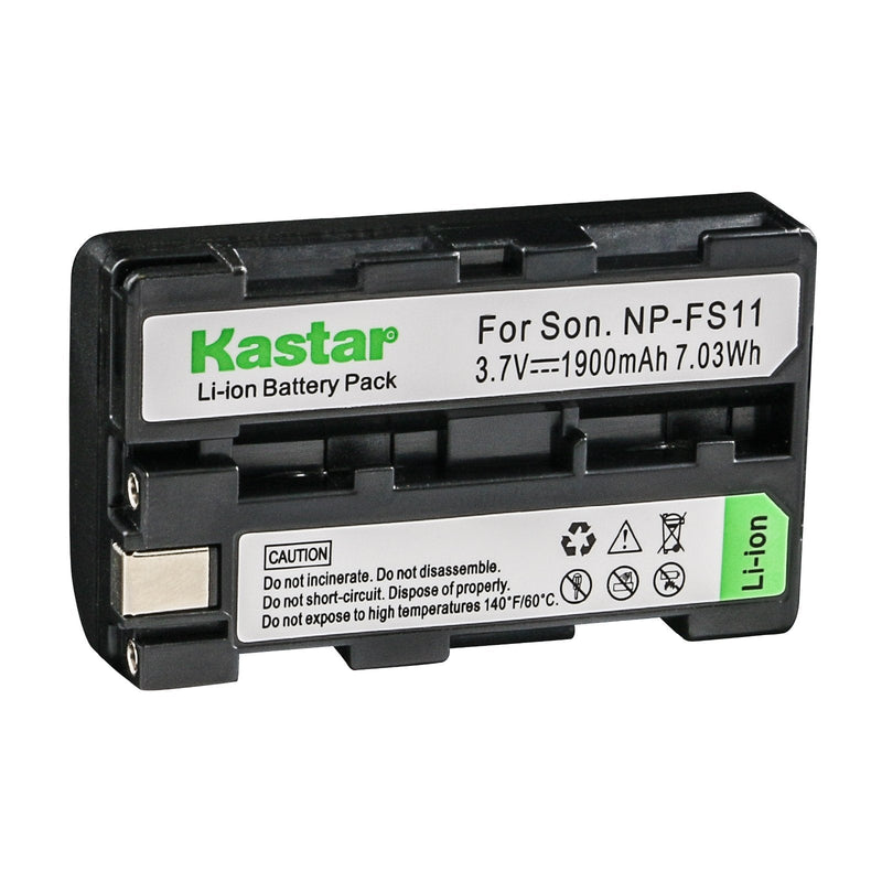 [AUSTRALIA] - Kastar Battery Replacement for Sony NP-FS11 NP-F10 NP-FS10 NP-FS12 FS21 FS31 DCD-CR1 CCD-CR5 DCR-PC1 DCR-PC2 DCR-PC3 DCR-PC4 DCR-PC5 DCR-TRV1VE DSC-F505 DSC-F55 DSC-F55 DSC-P1 DSC-P20 DSC-P30 P50 