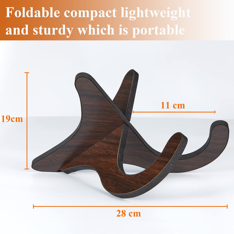 Ukulele Stand, Instrument Stand, Portable Mandolin Stand Ukelele Accessory … Ukulele Stand-Black Walnut