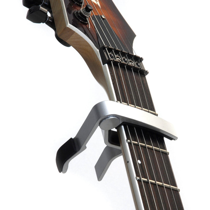 Elagon Capo ST Silver. Quick-release Trigger Action Guitar Capo for all Electric and Acoustic Guitar, Classical Guitar, Ukulele, Banjo, Mandolin, etc. The Reliable Workhorse Capo that Wont Fail You! 06-Silver