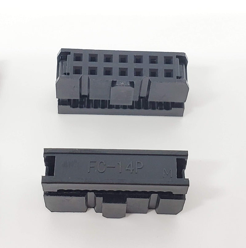 [AUSTRALIA] - Pc Accessories - ConnectorsPro 50-Pack 2X7 14P FC 2.54mm 0.1" Pitch Dual Row IDC Sockets for Flat Ribbon Cable, 14 Pins Female Connectors 