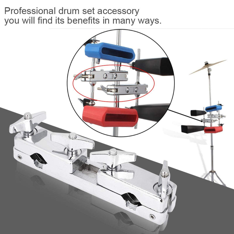 Jeanoko Drum Kit Bracket for Cowbell Accessory for Connecting Drum Set As Clamp Holder.