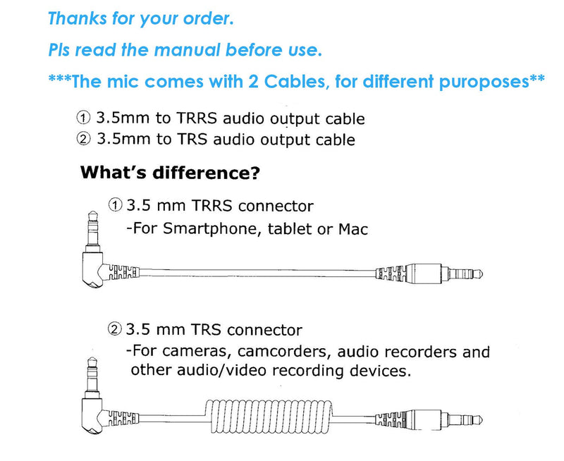 Wireless 2.4 GHZ Shotgun Video Microphone, Cardiod Microphone Directional Condenser Mic Vdeomicro, w/Shock Mount Windscreen TRRS TRS, for iPhone/Andoid Smartphone, Canon Nikon Sony Camera Camcorders