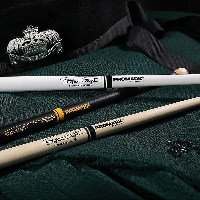 ProMark Stephen Creighton Pipe Band Stick White (PBSC-WHT) Painted White