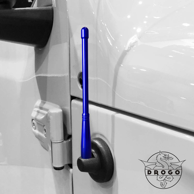 DROGO 6.75" StandX Replacement Antenna for Toyota Tacoma 1995-2016 | FM/AM Reception Enhanced | Tough Material Creative Design - Klein Blue