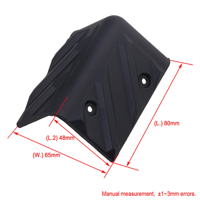 [AUSTRALIA] - Yibuy 48x48x80mm Black Plastic Right Angle Corner Protector for Cabinet Guitar Amplifier Stage Speaker Pack of 12 