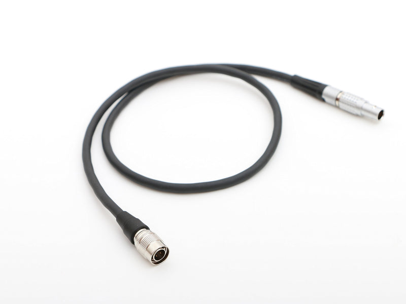 0B 2 Pin Male to Hirose 4 Pin Male Power Cable 1.9ft for Power Teradek Bolt Steadicam