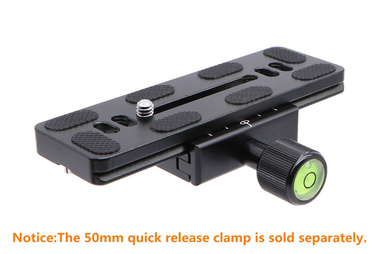 HITHUT PU-120 120mm Universal Quick Release QR Plate with D-Ring Screw for Tripod Monopod Ball Head DSLR Camera, Arca-Swiss Compatible