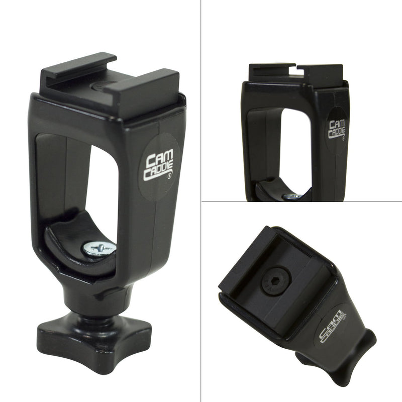 [AUSTRALIA] - Cam Caddie Scorpion / EX Accessory Shoe Mount for Flash Shoe Accessories LED Light Microphone and Field Monitor Hot and Cold Compatible with Adjustable CNC Aluminum Shoe Plate 