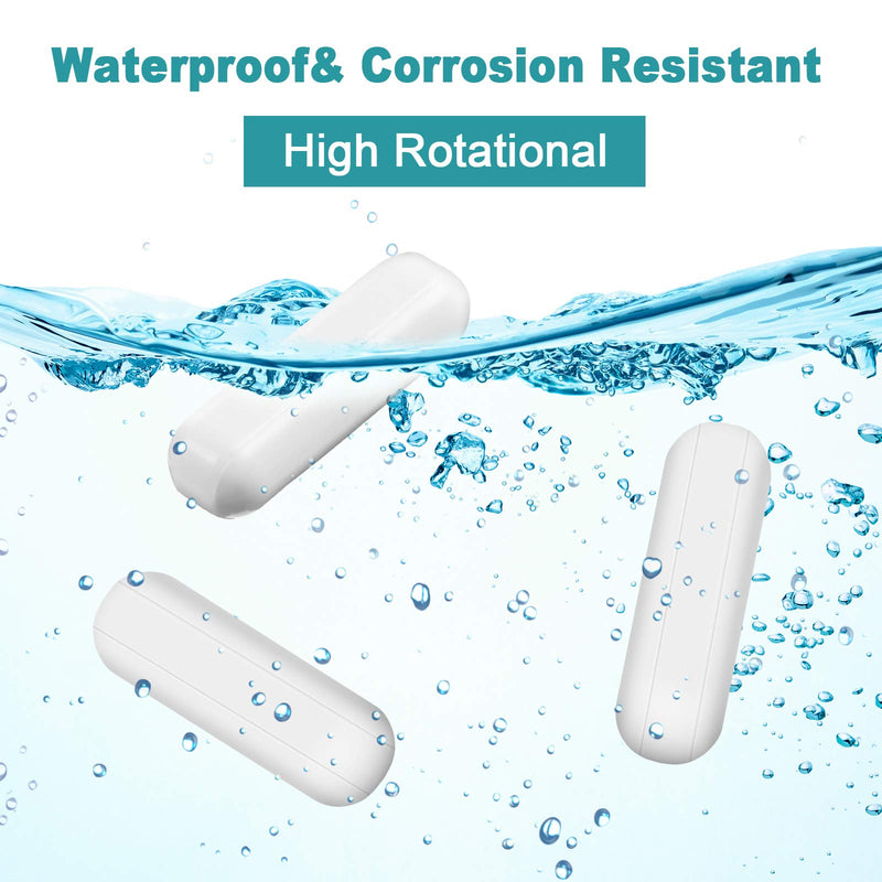 [AUSTRALIA] - PTFE Magnetic Stirrer Mixer Stir Bar, White Color, Stir Rod Magnetic, Laboratory Bar, Stir Plate Bar, Stir Plate Magnet Stick (36 Pieces,35 mm/ 1.38 Inch) 36 35 mm/ 1.38 Inch 