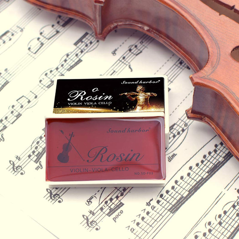 Rosin 2 pack Big size Rosin Natural Rosin for Violin Cello Viola Bows (Red) Red