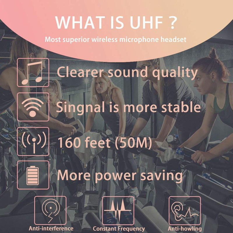 [AUSTRALIA] - Multifunctional UHF Wireless Microphone Headset,Headset Mic and Handheld Mic 2 in 1. (Black) (Multifunctional) Multifunctional 