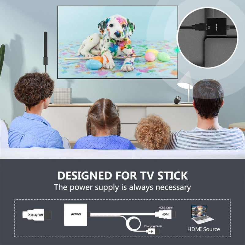 [AUSTRALIA] - HDMI to DisplayPort, Benfei HDMI to DisplayPort Adapter Compatible with Laptop, Xbox 360 One, PS4 PS3 HDMI HDMI Device 