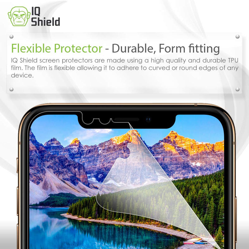 IQShield Screen Protector Compatible with Garmin Fenix 7X /Fenix 7X Solar/Fenix 7X Sapphire Solar 51mm (6-Pack) Anti-Bubble Clear Film 1.4 INCH