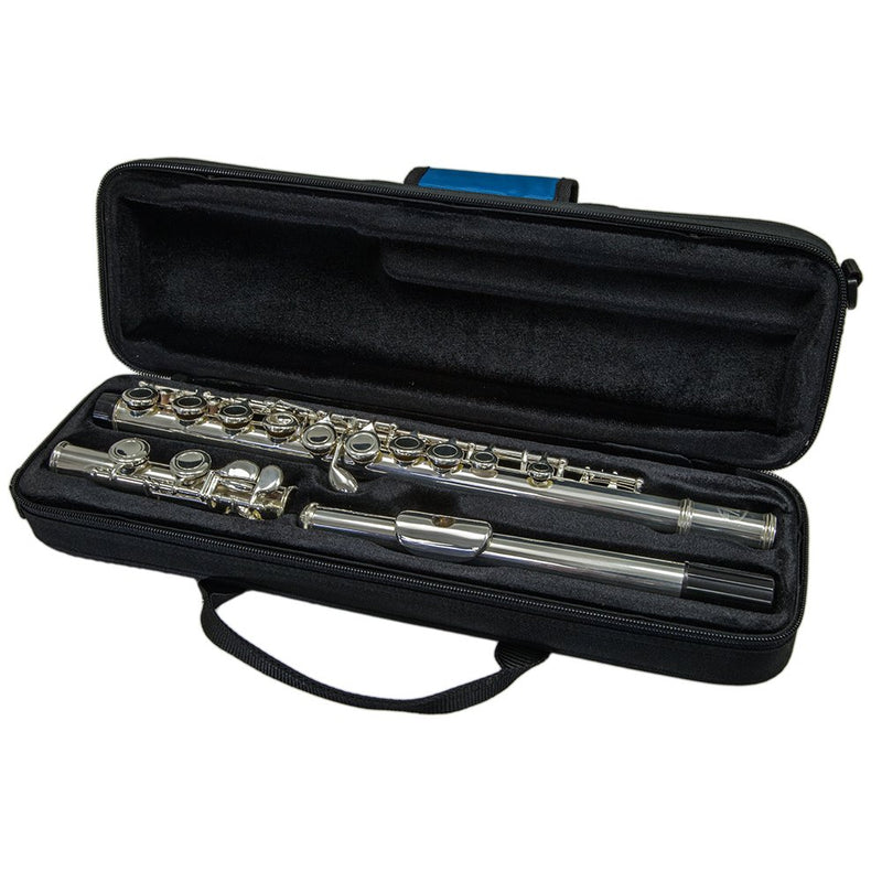 Paititi Lightweight B foot Flute Case with Detachable Shoulder Strap, Large B flute