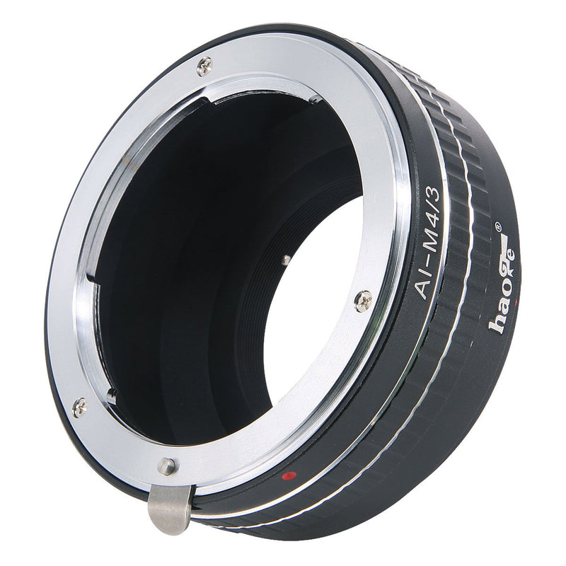 Haoge Manual Lens Mount Adapter for Nikon Nikkor F/AI/AIS/D Mount Lens to Olympus and Panasonic Micro Four Thirds MFT M4/3 M43 Mount Camera