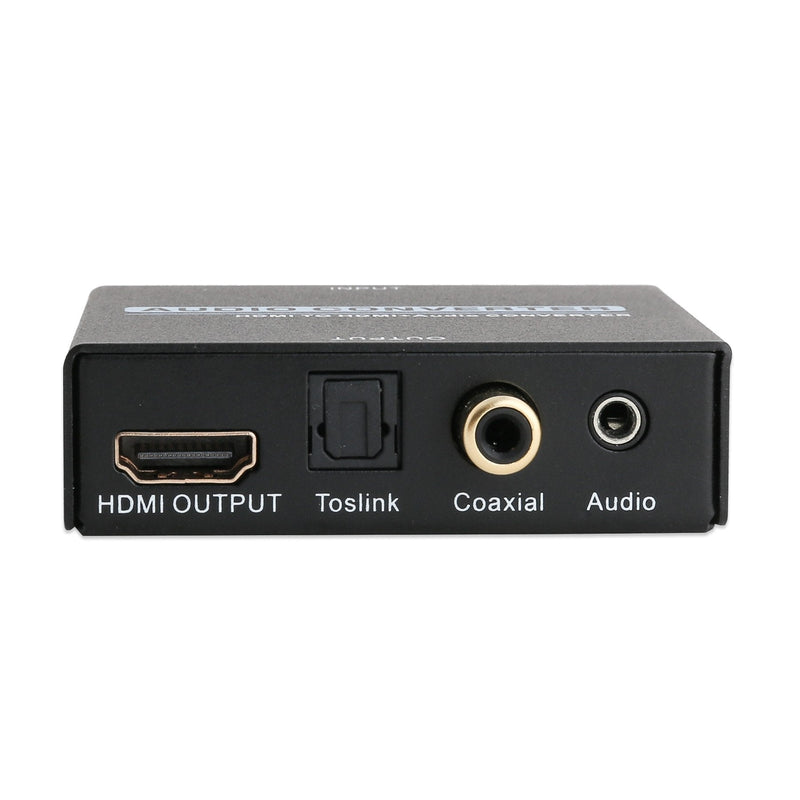 IO Crest Digital HDMI Audio Extractor Converter SPDIF + 3.5MM Output Supports HDCP 2.2, Dolby Digital/DTS Passthrough