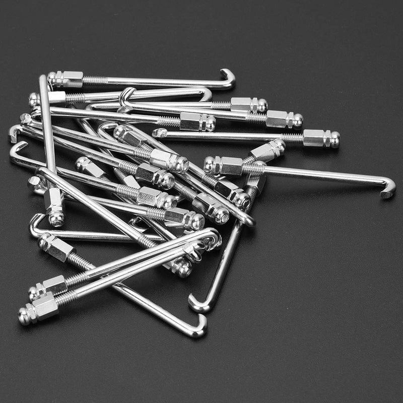 [AUSTRALIA] - 24pcs Banjo Hooks, Banjo Tension Hooks Banjo Flat Hooks Banjo Bracket Hooks Banjo Round Hooks Banjo Hook Banjo Parts Banjo Accessory 