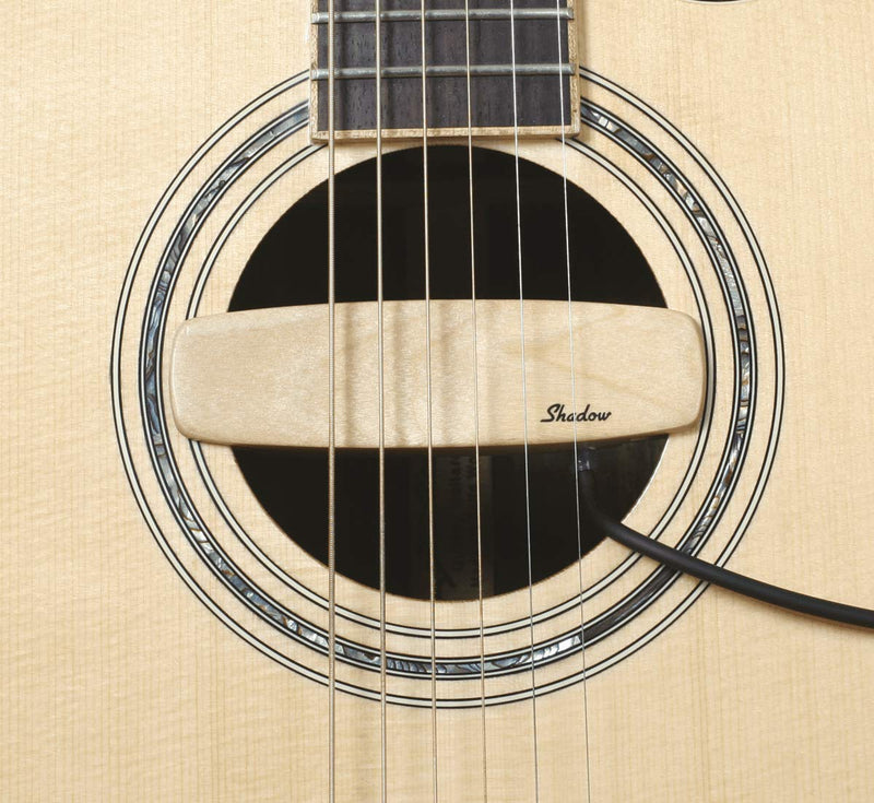 Shadow Acoustic Guitar for Passive Soundhole Pickup with Single Coil - Maple Wood