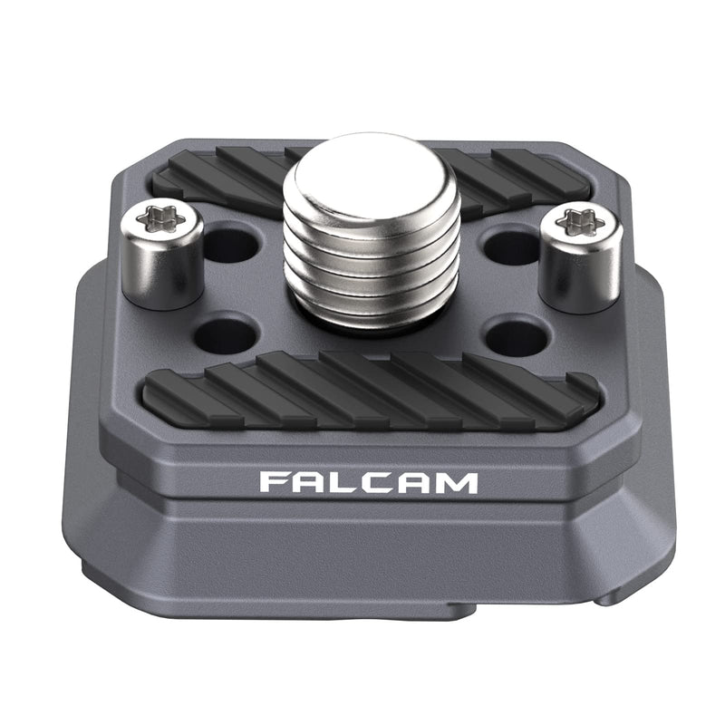 FALCAM F22 Basic Quick Release Plate, Camera Mounting Adapter Convert 1/4" Thread to F22 QR System, Aluminum Camera Accessory Fits for Sony Canon DSLR Tripod (Plate Only) F22 QR Plate