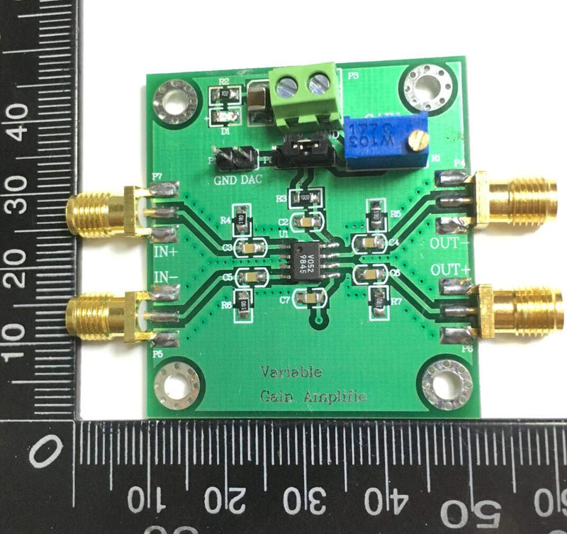 [AUSTRALIA] - Taidacent Variable Gain Si MMIC Ultra-Wideband Differential Amplifier IVA-05208 Differential Input and Output Capability to 1.5 GHz Bandwidth Single-Ended Input output 