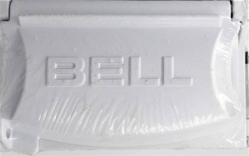 BELL MX1250W Flip Weatherproof Cover Universal Metal 12-in-1 Outlet Outdoor Receptacle Protector, 1-Gang, White