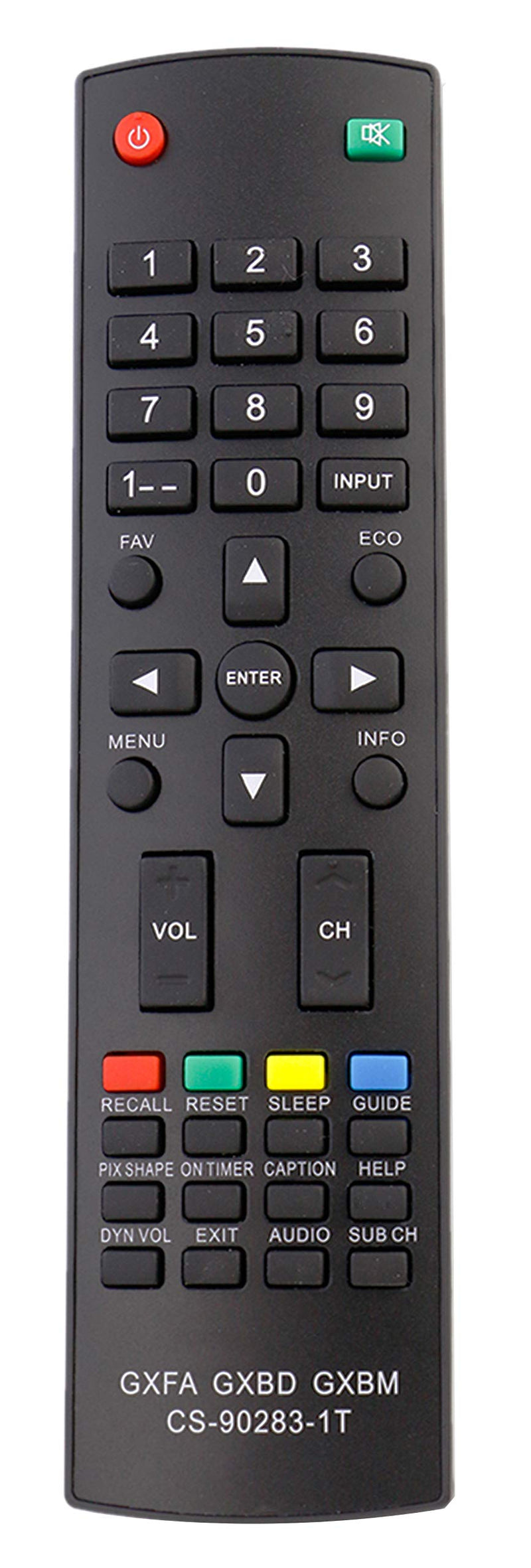 New GXFA GXBD GXBM CS-90283-1T Replaced Remote fit for Sanyo TV GXCC GXAB GXBC GXBG GXBJ GXBE GXAB MC42NS00 DP19648 DP26649 DP19649 DP32642 DP46812 DP32242 DP55441 DP46142 DP40142 DP42142 DP32640