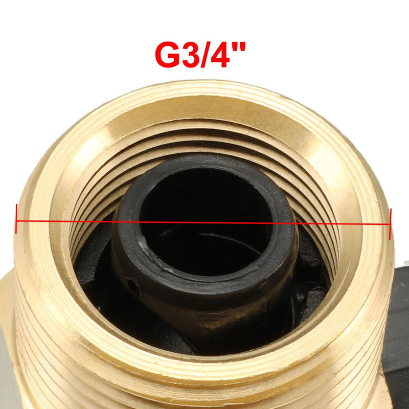 uxcell G3/4 Hall Effect Liquid Water Flow Sensor Switch Flow Meter Counter Meter 2.5-30L/min SEN-CL43W6