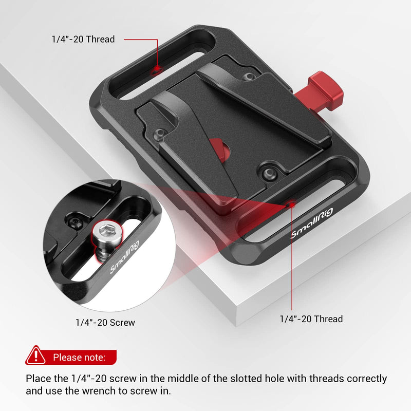 SMALLRIG Mini V-Lock Mount Battery Plate - 2987