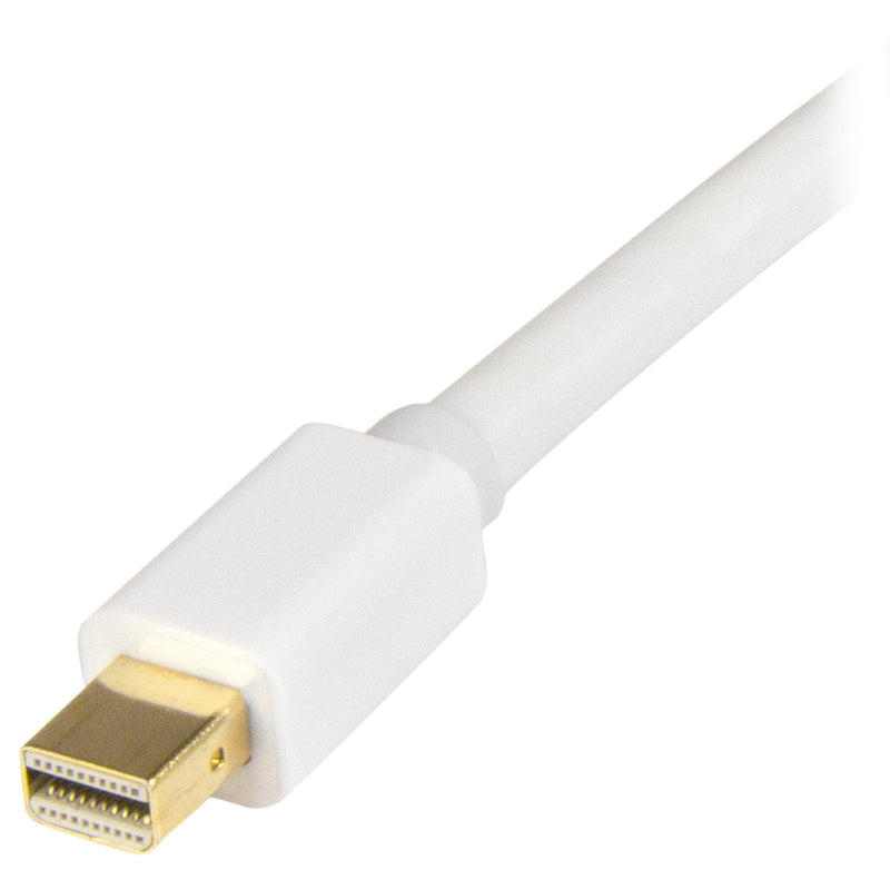 StarTech.com Mini DisplayPort to HDMI Converter Cable - 6 ft (2m) - mDP to HDMI Adapter with Built-in Cable - (M / M) Ultra HD 4K (MDP2HDMM2MW) 6 ft / 2m White