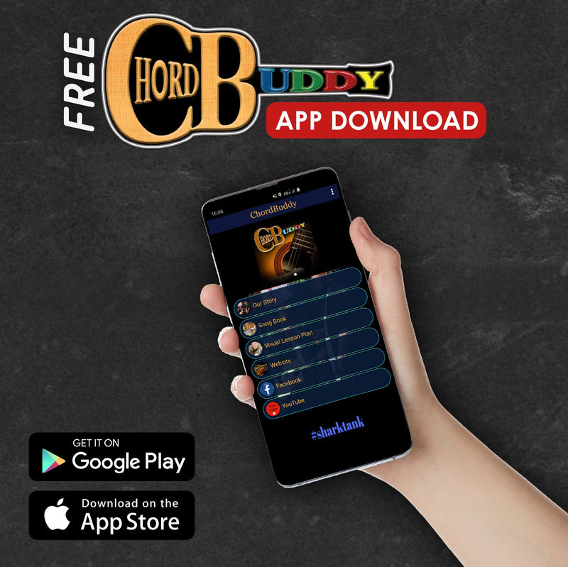 [AUSTRALIA] - ChordBuddy “MADE IN THE USA” - Guitar Learning with Songbook, Lesson Plan, App, and Right Handed ChordBuddy 