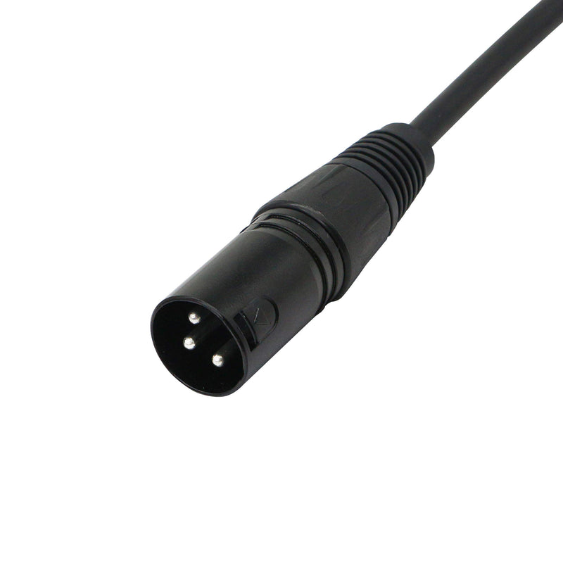 [AUSTRALIA] - (1m) DMX Stage Light Cable,DJ XLR Cable,SinLoon 3-Pin Male XLR to 5-Pin Female XLR DMX Turnaround Connection for Blue Yeti Pro,Moving Head Light Par Light Spotlight with XLR Input & Output (3Male) 