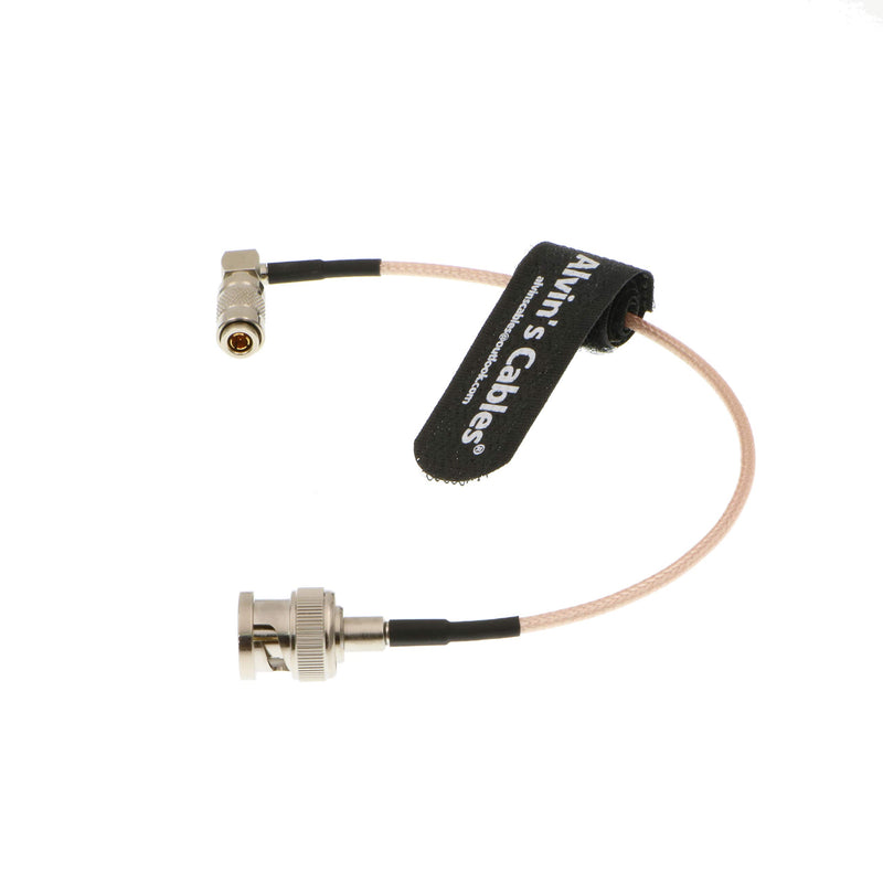 Alvin's Cables Blackmagic DIN 1.0/2.3 Mini BNC Right Angle to BNC Male 75ohm RG179 HD SDI Cable 20cm