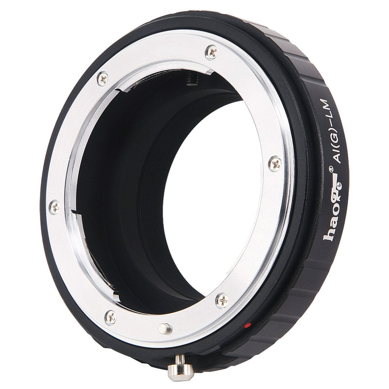 Haoge Lens Mount Adapter for Nikon Nikkor F AI/AIS/G/D Lens to Leica M LM Mount Camera Such as M240, M240P, M262, M3, M2, M1, M4, M5, M6, MP, M7, M8, M9, M9-P, M Monochrom, M-E, M, M-P, M10, M-A