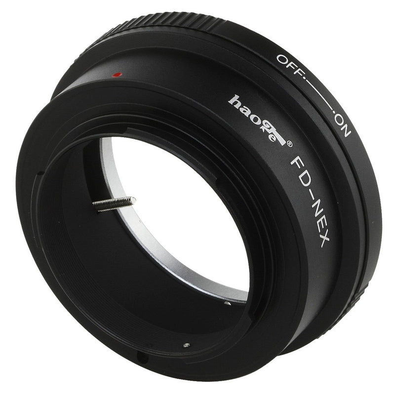 Haoge Lens Mount Adapter for Canon FD Mount Lens to Sony E Mount NEX Camera Such as a3000 a3500 a5000 a5100 a6000 a6400 a6500 A7 A7R A7S A7II A7RII A7SII A7III A7RIII A9 VG30 VG900 FS700 FS7 FS5