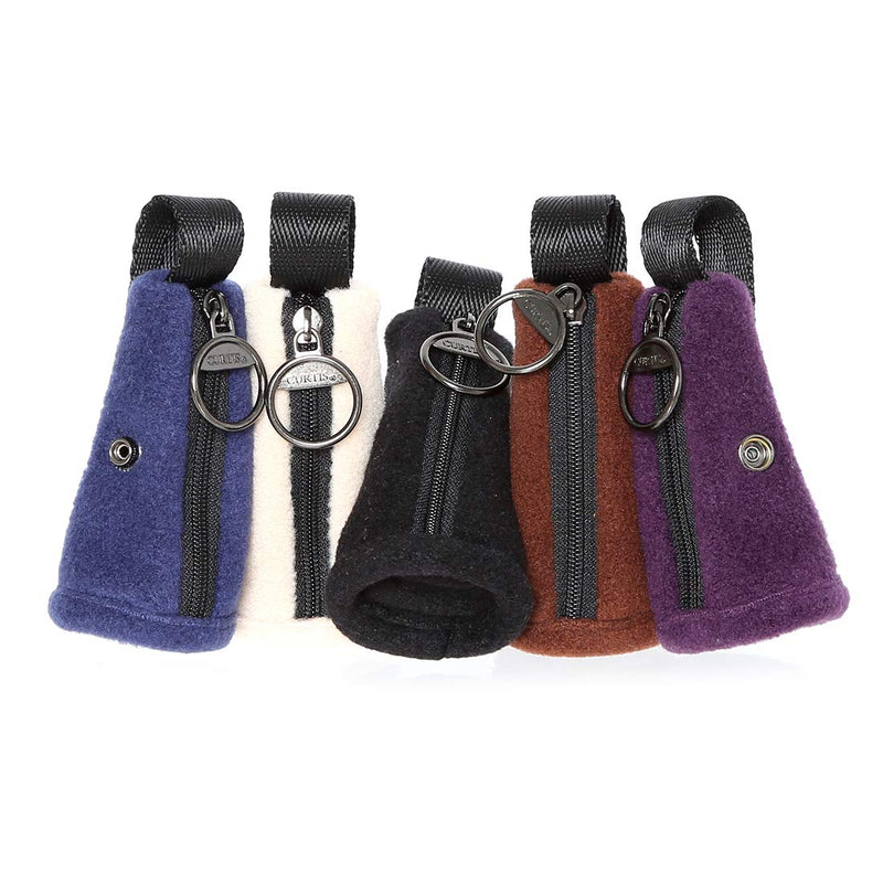 CURTIS French Horn/Cornet Mouthpiece Pouch with connected type, 5 colors (Purple) Purple