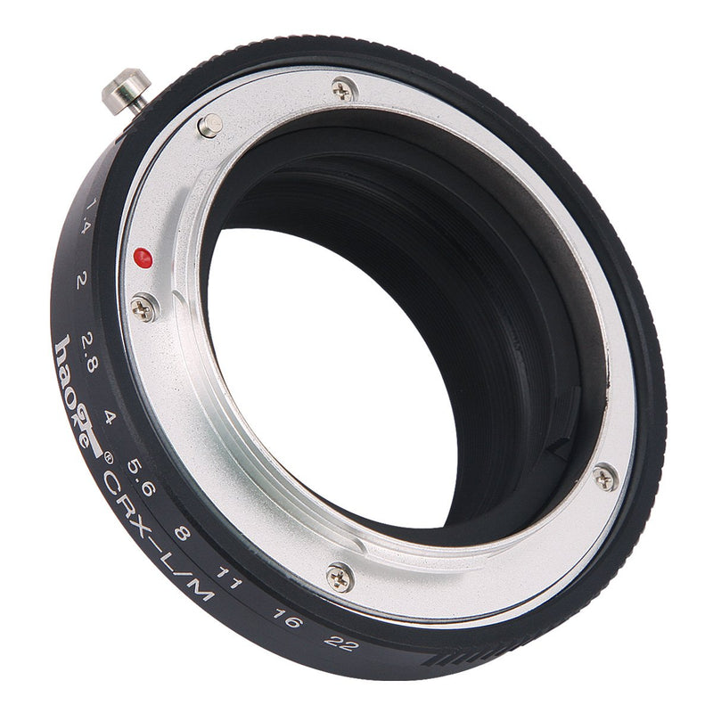 Haoge Manual Lens Adapter for Contarex CRX Mount Lens to Leica M LM Mount Camera Such as M240, M262, M3, M2, M1, M4, M5, M6, MP, M7, M8, M9, M9-P, M Monochrom, M-E, M, M-P, M10, M-A