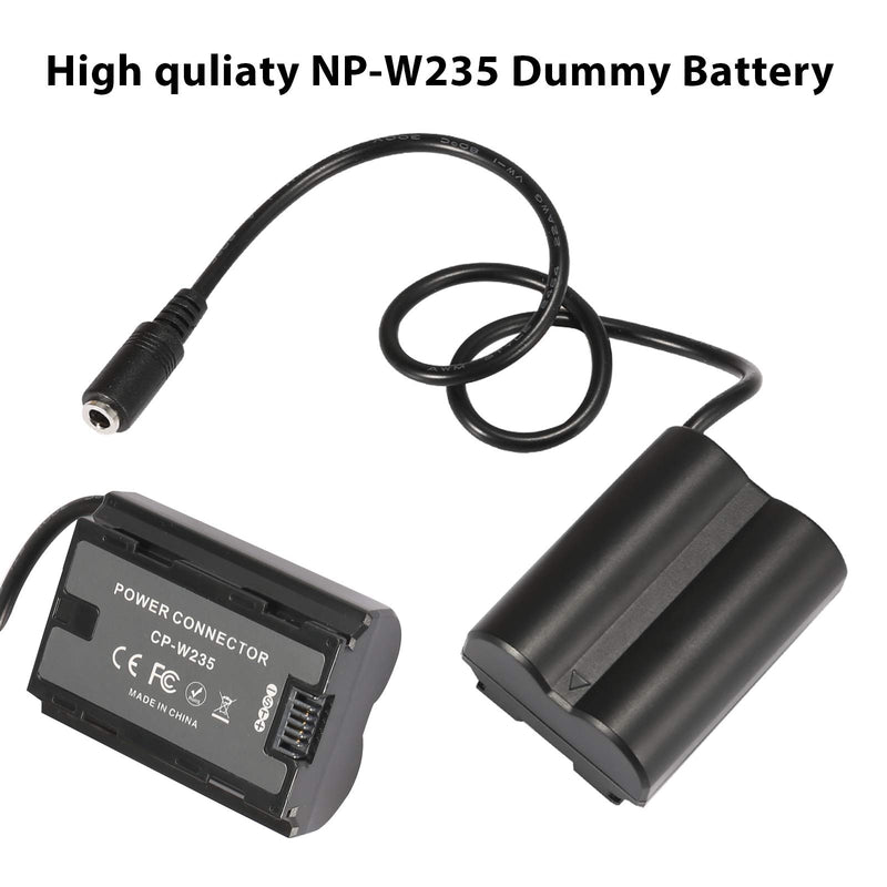 Camera AC Power Adapter CP-W235 DC Coupler Charger Kit Replace NP-W235 Battery fit for Fujifilm X-T4 Camera