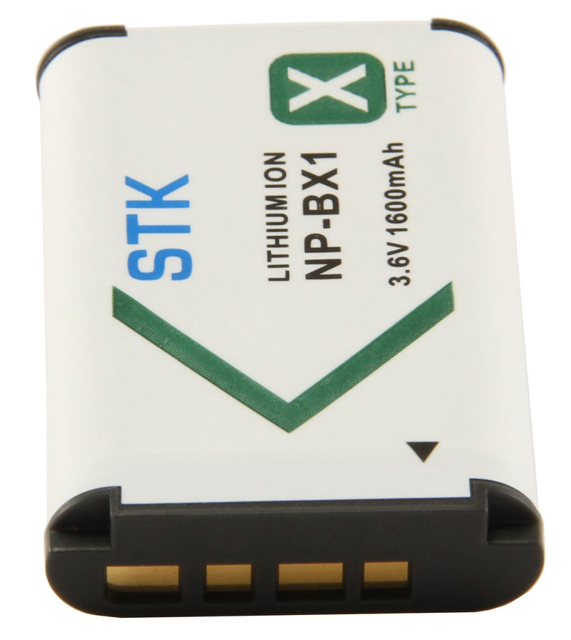 STK's Sony NP-BX1 Battery - for Sony DSC-RX100 I II III IV V, DSC-HX400V, HDR-CX405/B, DSC-WX500, DSC-HX80, DSC-HX300/B, DSC-RX100M2, DSC-HX90V, DSC-HX400, DSC-HX50V/B, HDR-AS50, DSC-WX350 Cameras