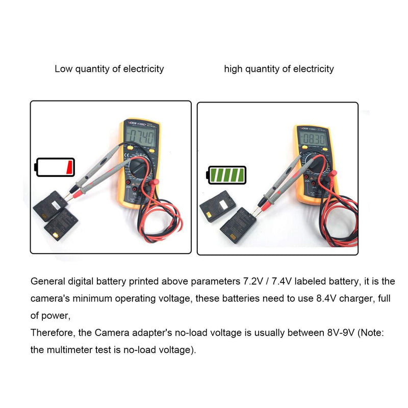 USB Adapter Kit DC 8.4V ACK-E6 + Fully Decoded DR-E6 Coupler LP-E6 Dummy Battery + QC3.0 USB Adapter for Canon EOS 5D Mark III II IV 5DSR 7D 60D 70D 80D 6D Mark II Power Display
