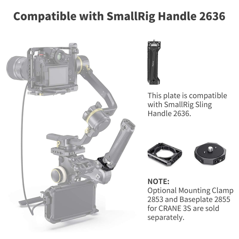 SmallRig Mounting Plate for ZHIYUN Crane 3S Handheld Stabilizer 2854