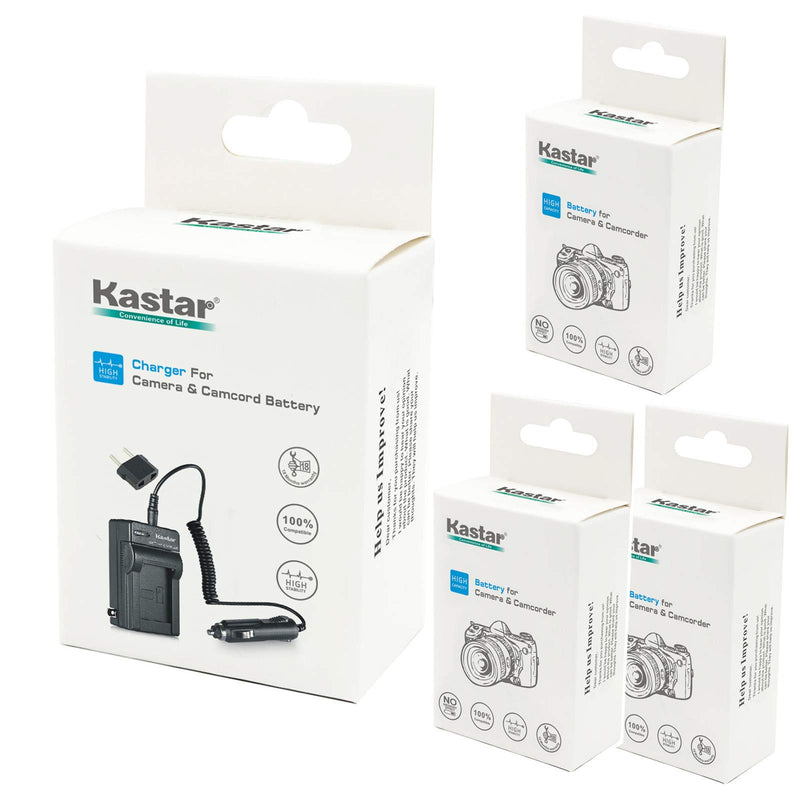 Kastar Battery 3X + Charger for Samsung BP-70A BP70A ST90 ST95 ST100 ST150F ST700 ST6500 SL50 SL600 SL605 SL630 WB30F WB35F WB50F ES70 ES80 MV800 DV150F PL20 PL80 PL120 PL170 PL200 TL105 TL110 TL205