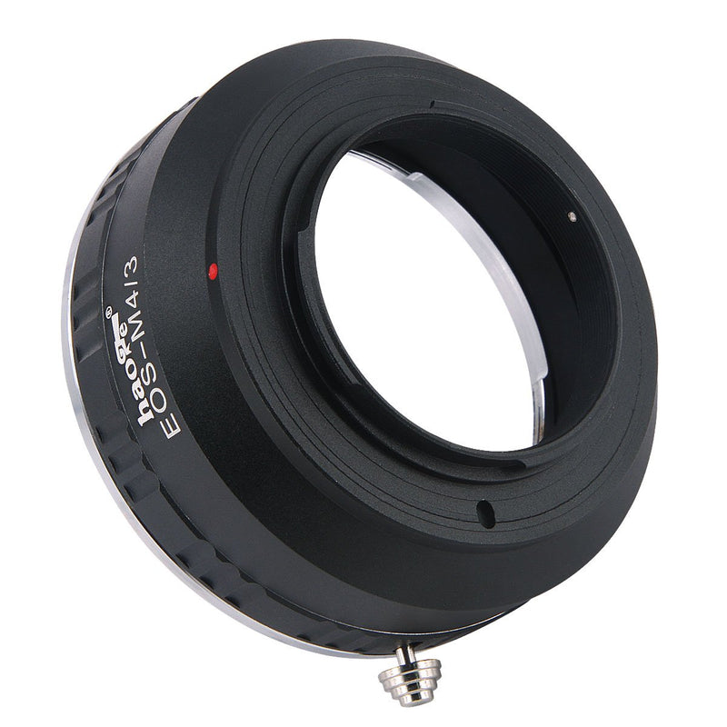 Haoge Manual Lens Mount Adapter for Canon EOS EF EFS Lens to Olympus Pen and Panasonic Lumix Micro Four Thirds MFT M4/3 M43 Mount Camera