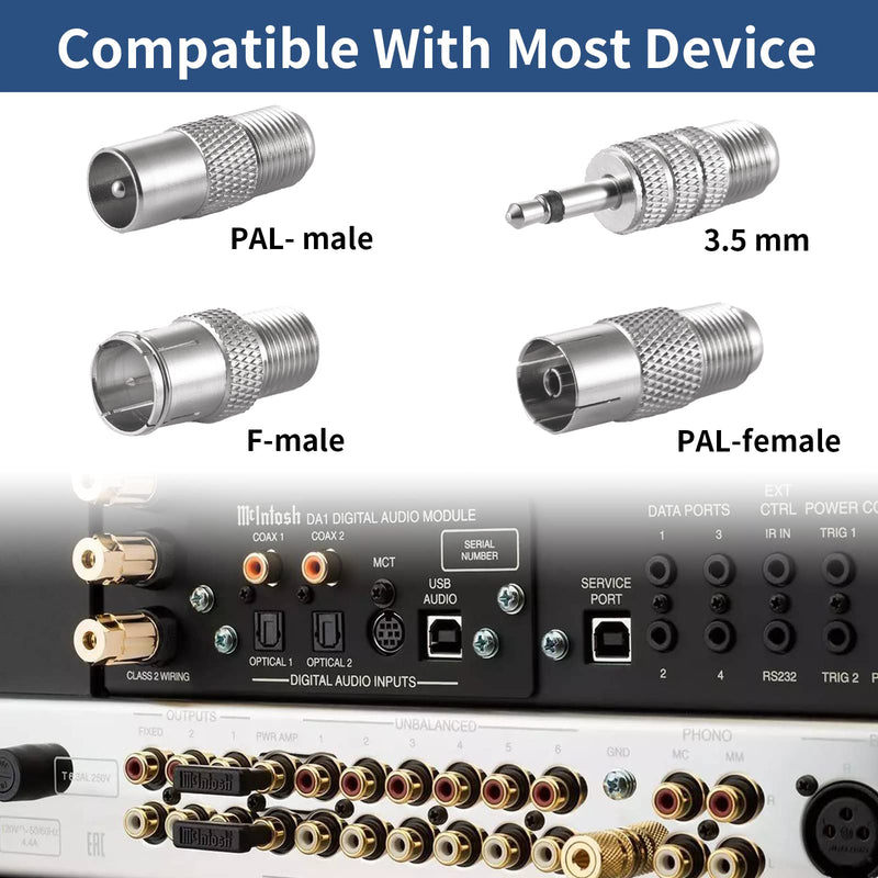 Strong Magnetic Base FM Radio Telecopic Antenna with Amplified for Yamaha Pioneer Onkyo etc Bose Wave Music System FM Radio Bluetooth Home Stereo Receiver AV Audio Video Home Theater Tuner, Eifagur