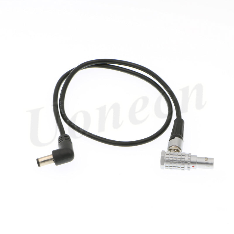 Teradek Bolt power cable Right Angle 2 Pin Male to Right Angle DC For Transmitter Tilta battery plate on the Fs7