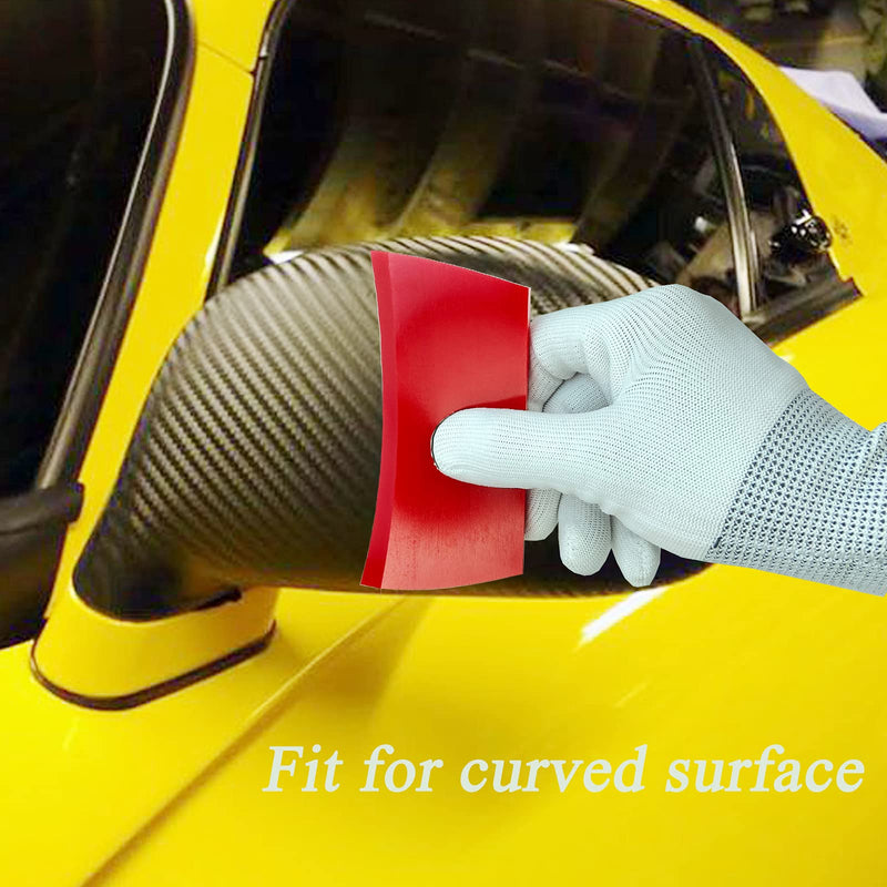 CCyanzi 3PCS Squeegee Blade Replacement, Rubber Squeegee Blade, Small Squeegee, to Clean Shower Glass, Sink, Or Install Adhesive Window Film